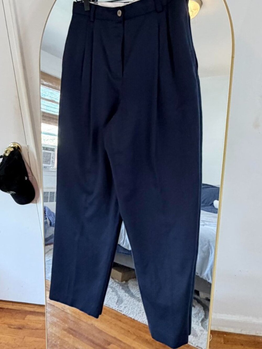 Vintage Liz Claiborne Lizsport Navy Trousers – Size 8 Petite